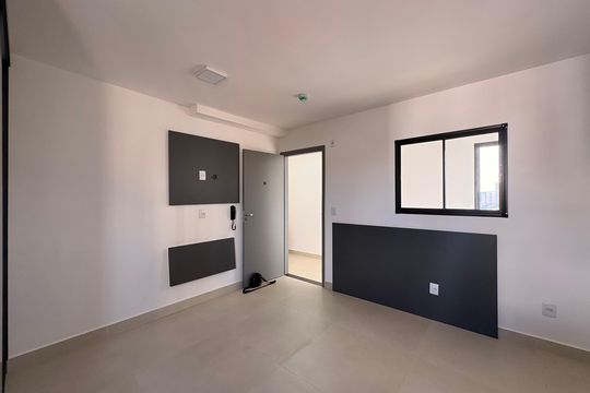 Sala/ quarto  de kitnet/studio para alugar com 1 quarto, 18m² em Vila Sao Pedro, Santo André