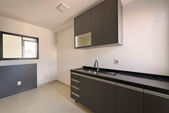Cozinha de kitnet/studio para alugar com 1 quarto, 18m² em Vila Sao Pedro, Santo André