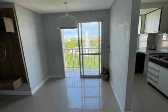 Sala de apartamento para alugar com 1 quarto, 45m² em Jardim das Margaridas, Salvador