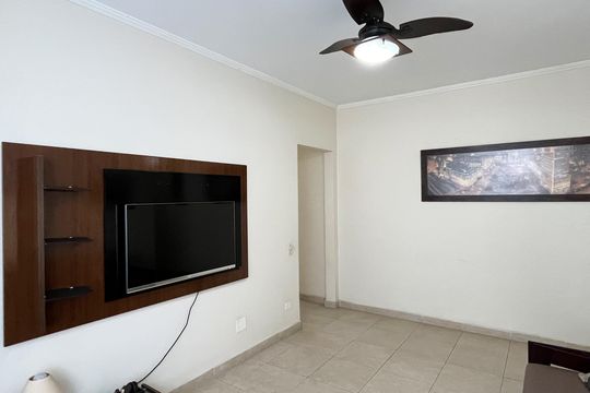 Sala de apartamento para alugar com 2 quartos, 70m² em Aparecida, Santos