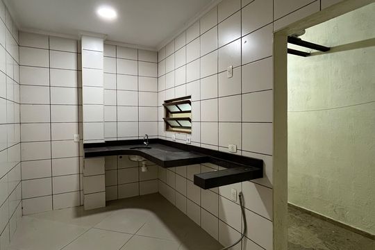 Cozinha de apartamento para alugar com 3 quartos, 173m² em Aparecida, Santos