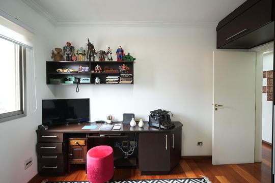 Quarto 3 de apartamento à venda com 3 quartos, 143m² em Vila Assunção, Santo André