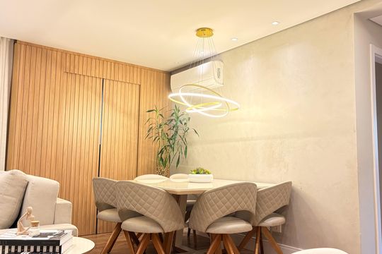 Sala de apartamento à venda com 2 quartos, 99m² em Bacacheri, Curitiba