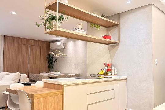 Sala de apartamento à venda com 2 quartos, 99m² em Bacacheri, Curitiba