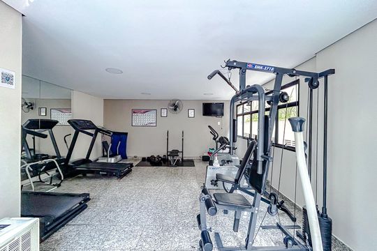 Área comum - Academia de apartamento para alugar com 4 quartos, 180m² em Jardim Analia Franco, São Paulo