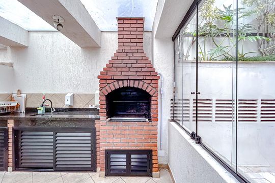 Área comum - Churrasqueira de apartamento para alugar com 4 quartos, 180m² em Jardim Analia Franco, São Paulo