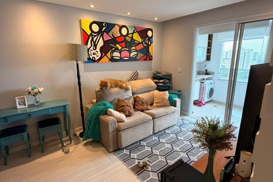 Sala de apartamento à venda com 3 quartos, 86m² em Centro, Diadema