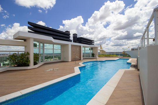 Área comum - Piscina de apartamento para alugar com 3 quartos, 135m² em Parque Campolim, Votorantim