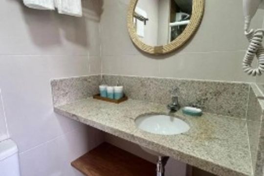 Banheiro de apartamento para alugar com 1 quarto, 22m² em Ondina, Salvador