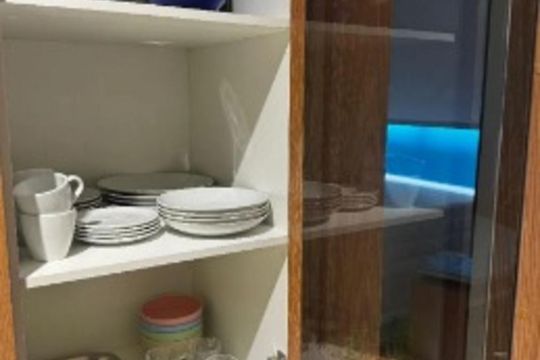 Cozinha de apartamento para alugar com 1 quarto, 22m² em Ondina, Salvador