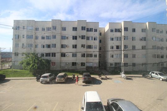Vista do Quarto 1 de apartamento para alugar com 2 quartos, 45m² em Parque Sao Vicente, Belford Roxo