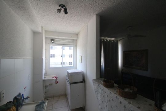 Cozinha de apartamento para alugar com 2 quartos, 45m² em Parque Sao Vicente, Belford Roxo