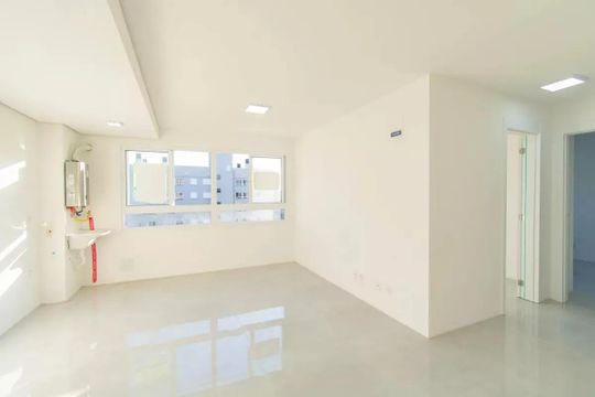 Sala / Cozinha  de apartamento para alugar com 2 quartos, 55m² em Fátima, Canoas