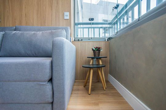 Sala de apartamento para alugar com 1 quarto, 30m² em Vila Nova Conceição, São Paulo