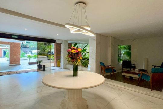 Hall de entrada de apartamento para alugar com 1 quarto, 45m² em Jardim Paulista, São Paulo