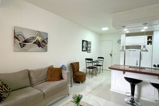 Sala de apartamento para alugar com 1 quarto, 45m² em Jardim Paulista, São Paulo