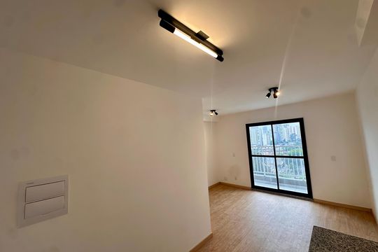 Cozinha de kitnet/studio à venda com 1 quarto, 26m² em Santo Amaro, São Paulo