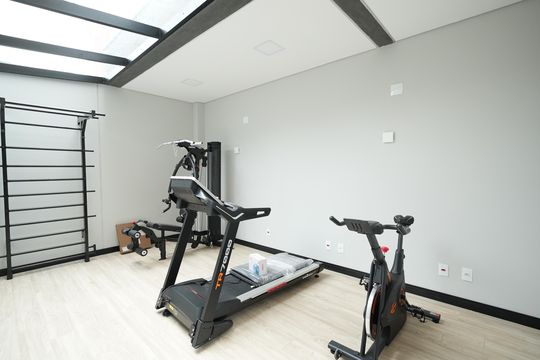 Área comum - Academia de apartamento para alugar com 2 quartos, 46m² em Jardim, Santo André