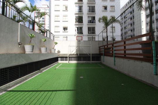 Área Comum - Quadra de apartamento para alugar com 3 quartos, 130m² em Vila Olímpia, São Paulo