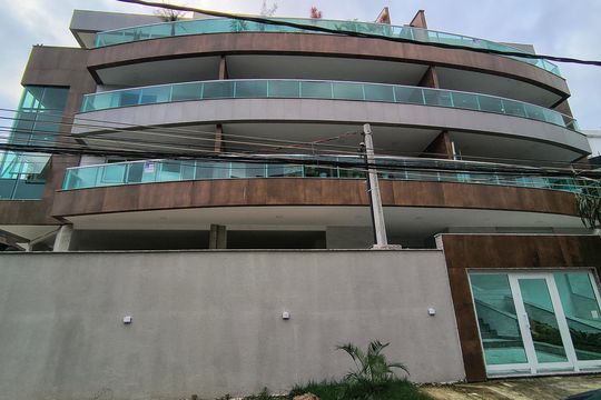 Fachada do Prédio  de apartamento à venda com 3 quartos, 80m² em Recreio dos Bandeirantes, Rio de Janeiro