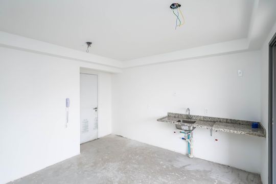 Cozinha de kitnet/studio para alugar com 1 quarto, 34m² em Ipiranga, São Paulo