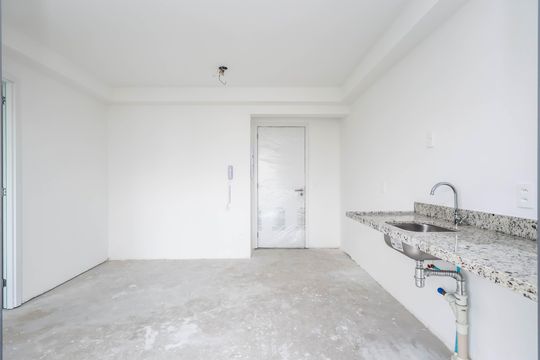Cozinha de kitnet/studio à venda com 1 quarto, 34m² em Ipiranga, São Paulo