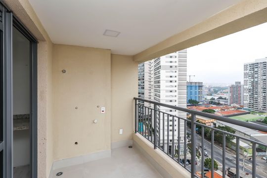 Varanda de kitnet/studio à venda com 1 quarto, 34m² em Ipiranga, São Paulo