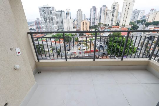 Varanda de kitnet/studio à venda com 1 quarto, 34m² em Ipiranga, São Paulo