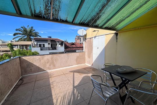 Área externa de casa de condomínio à venda com 3 quartos, 135m² em Recreio dos Bandeirantes, Rio de Janeiro