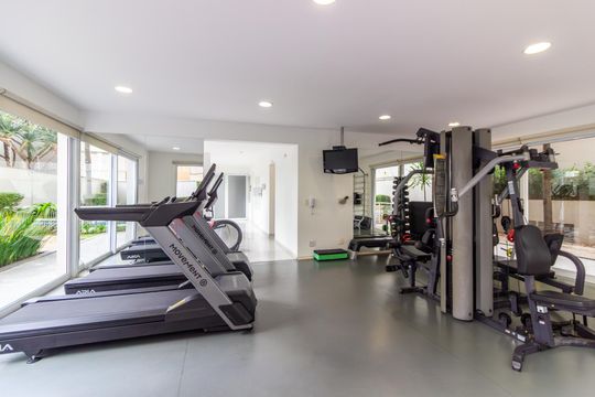 Área comum - Academia de apartamento para alugar com 2 quartos, 80m² em Jardins, São Paulo
