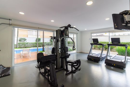 Área comum - Academia de apartamento para alugar com 2 quartos, 80m² em Jardins, São Paulo
