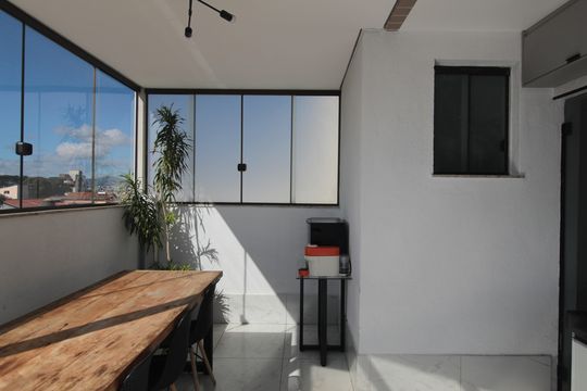Área Gourmet de apartamento à venda com 2 quartos, 100m² em Candelária, Belo Horizonte
