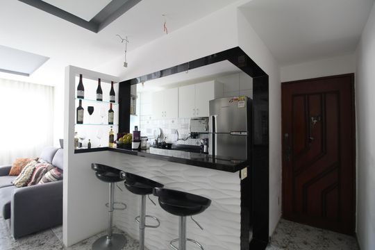 Cozinha de apartamento para alugar com 2 quartos, 50m² em Jacarepaguá, Rio de Janeiro