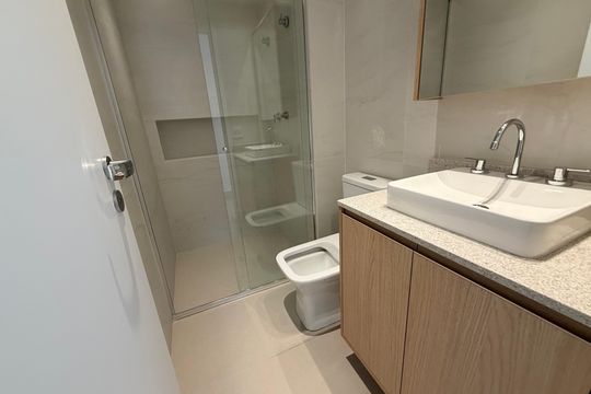 Banheiro 2 de apartamento para alugar com 3 quartos, 81m² em Brooklin, São Paulo