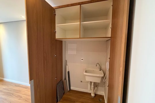 Área de Serviço de apartamento para alugar com 1 quarto, 38m² em Campo Belo, São Paulo