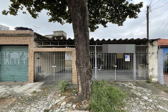 Fachada+Placa de casa à venda com 2 quartos, 400m² em Cidade Antônio Estêvão de Carvalho, São Paulo