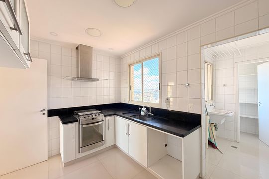 Cozinha de apartamento à venda com 3 quartos, 108m² em Parque do Colégio, Jundiaí
