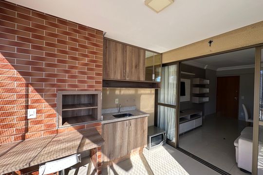 Varanda de apartamento à venda com 3 quartos, 88m² em Setor Bueno, Goiânia
