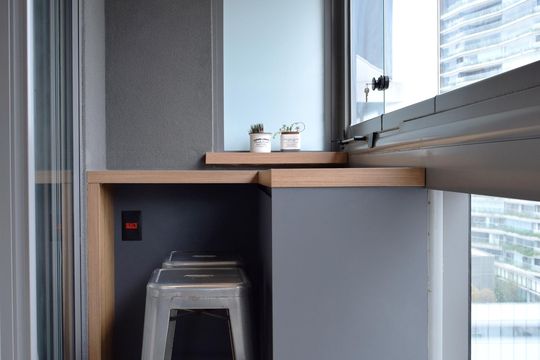 Varanda de apartamento à venda com 1 quarto, 18m² em Pinheiros, São Paulo