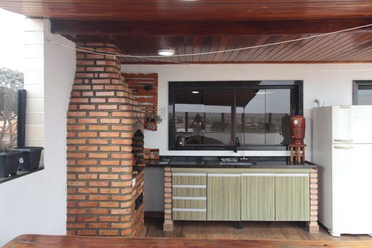 Área Gourmet de apartamento à venda com 3 quartos, 146m² em Copacabana, Belo Horizonte