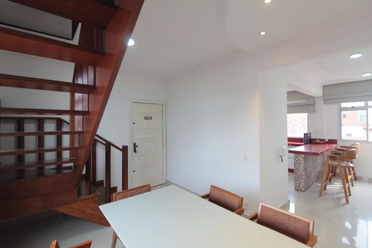 Sala de Jantar de apartamento à venda com 3 quartos, 146m² em Copacabana, Belo Horizonte