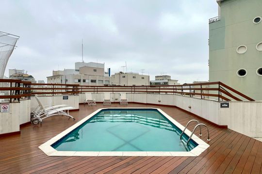 Piscina de kitnet/studio para alugar com 1 quarto, 30m² em Jardim Paulista, São Paulo
