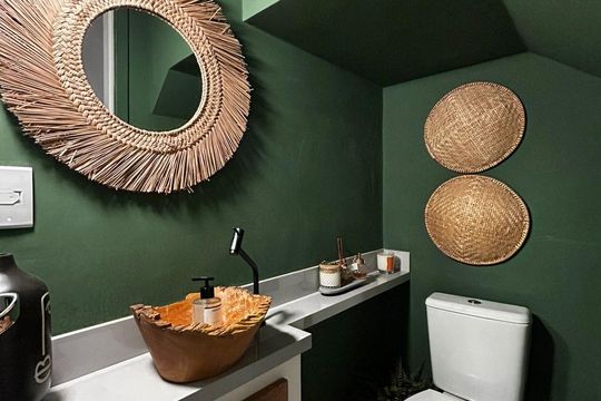 Banheiro de casa de condomínio para alugar com 2 quartos, 60m² em Chácaras São Luís, Barueri
