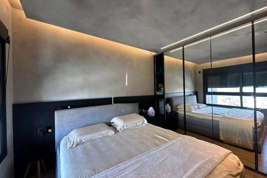 Suíte   de apartamento à venda com 2 quartos, 98m² em Vila da Serra, Nova Lima