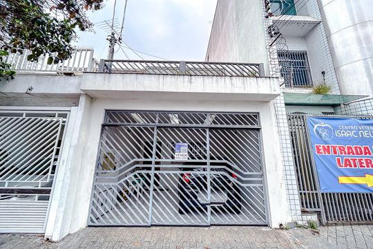 Fachada com Plaquinha de casa à venda com 3 quartos, 200m² em Parque São Jorge, São Paulo