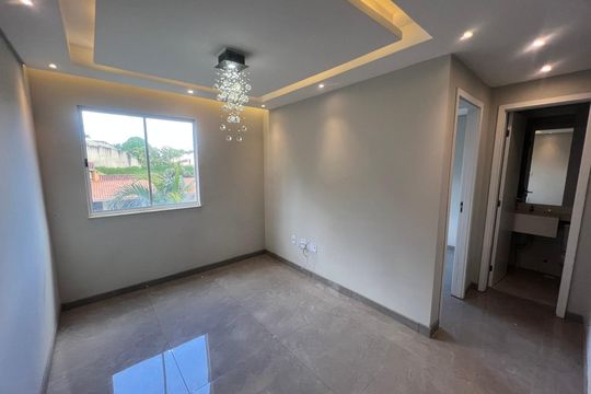 Sala de apartamento para alugar com 1 quarto, 46m² em Novo Horizonte, Juiz de Fora