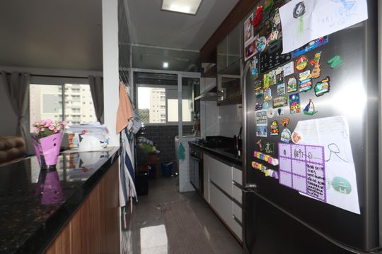 Cozinha de apartamento à venda com 2 quartos, 45m² em Jardim Ibitirama, São Paulo