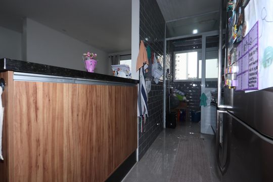 Cozinha de apartamento à venda com 2 quartos, 45m² em Jardim Ibitirama, São Paulo