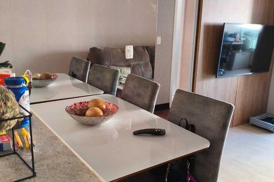 Sala de apartamento à venda com 2 quartos, 57m² em Vila Gumercindo, São Paulo