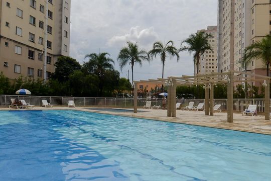 Área comum - Piscina de apartamento à venda com 2 quartos, 45m² em Ponte Grande, Guarulhos